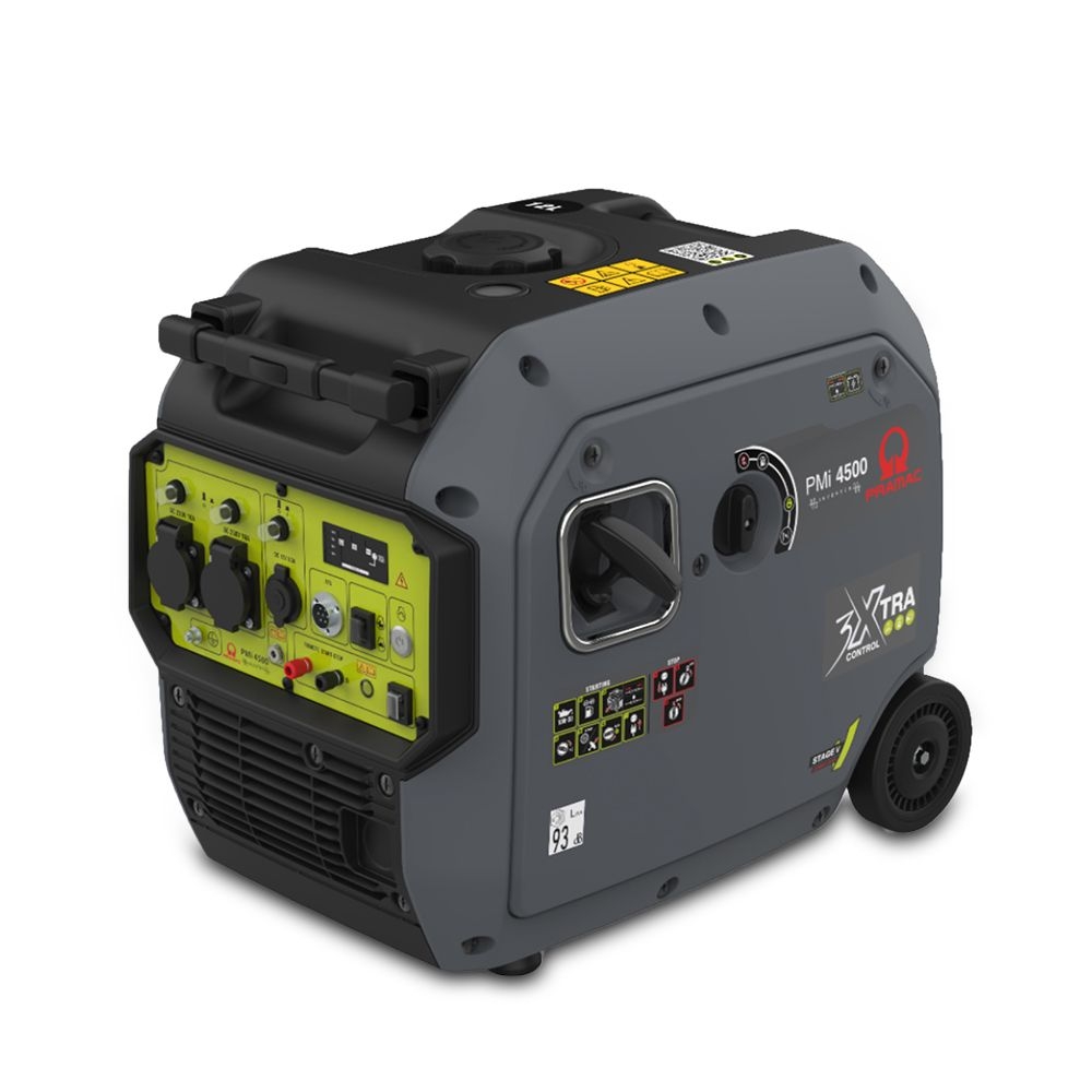 Pramac PMI4500i 4200W maximum power petrol inverter generator with electric start
